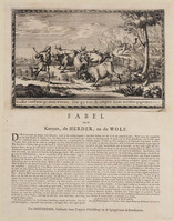 KG 06427
<br/>
Zinneprent op Amsterdam en Willem III, 1684
<br/>
<em>Hooghe, Romeyn de (1645-1708)</em>